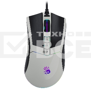Мышь проводная A4Tech Bloody W90 Max белый/черный, 10000 dpi, USB, кнопки - 10