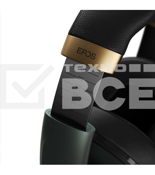 Игровая гарнитура EPOS H6 PRO Closed зелёная (Sennheiser, mini jack 3.5 мм, PC / Soft phone, PS4, Xbox One, Nintendo Switch, Mac OSX, PS5, Xbox Series X)