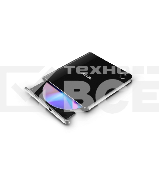 Привод Blu-Ray Asus SBW-06D5H-U/BLK/G/AS черный USB slim внешний RTL