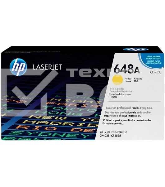 Картридж лазерный HP CE262A желтый для CLJ CP4025/CP4525 11000стр.