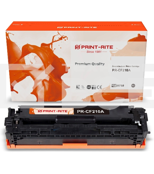 Картридж лазерный Print-Rite TFH992BPU1J PR-CF210A CF210A черный (1600стр.) для HP LJ Pro 200/M251/M276