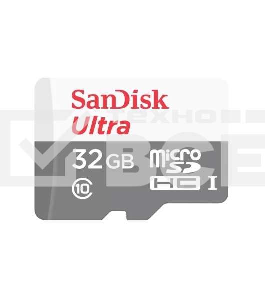 Флеш карта microSD 32GB SanDisk microSDHC Class 10 Ultra UHS-I 100MB/s