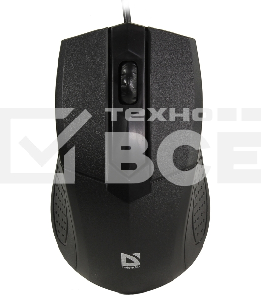 Мышь проводная Defender Optimum MB-270 черный, 1000 dpi, USB, кнопки - 3