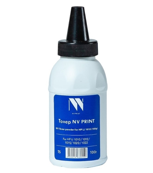 Тонер NVP HP 1010 (100 г) для HP LaserJet LJ P2030, 2035, 2050, 2055,LJ Pro M400, 401, 425,LJ 4200, 4250,LJ 4300, 4350,LJ 1010, 1012, 1015, 1018, 1020, 1022, M1319, 3010, 3015, 3020, 3030, 3050, 3052, 3055, M1005mfp, LJ 4240, 4250, 4350,LJ 1160, 3390, 3392, 1320, LJ 5200, LJ P3005, 3027, 3035, LJ P2014, 2015, M2727; Canon LBP2000, 6650, 6680, 6300, 6310, 2900, 3000, 3300, 3360, 3310, 3370, 6750, MF 5840, 5880, 5940, 5980
