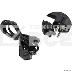 Кабель питания ноутбуков ExeGate Special PC5-1,8S (Евровилка Schuko->С5) 3*0.75mm2, ССА, черный, 1.8м., фото2