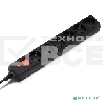 Сетевой фильтр Buro 600SH-16-5-B 5м (6 розеток) черный (коробка), фото3