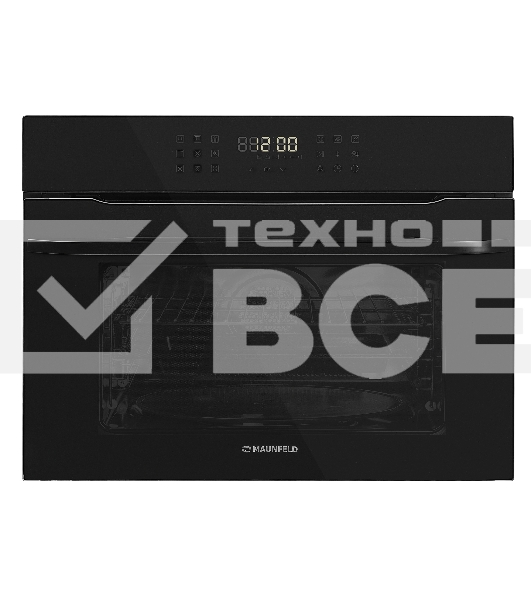 Компактный духовой шкаф с функцией СВЧ Maunfeld XCMO4414GB