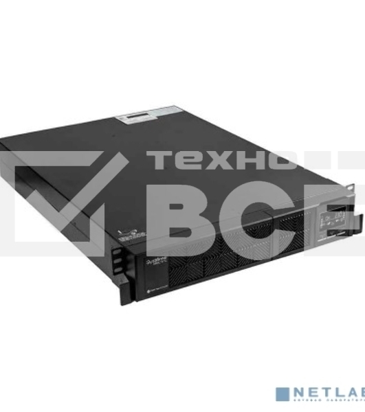 Источник бесперебойного питания Smart-Save Online SRT Systeme Electric 3000 ВА, конвертируемый форм-фактор 2U, 230 В, 8 розеток  IEC C13 + 1хС19, SmartSlot, LCD, USB HID, версия с возможностью увеличения времени автономии