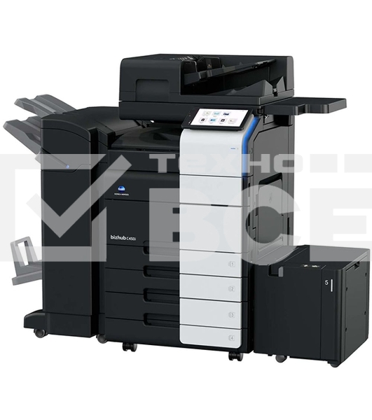 МФУ лазерный Konica Minolta Bizhub C450i, A3, цветной, печ. до 45 стр/мин (A4) 22 стр/мин (A3), скан. до 140 стр/мин., 1200 x 1200 DPI (печ.), 600 x 600 DPI (скан.), USB, Ethernet