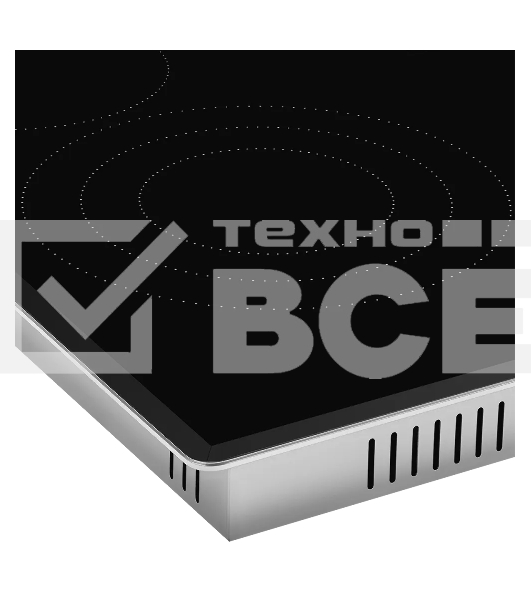 Встраиваемые электрические панели Kuppersberg ECS 639 F Электрическая независимая варочная поверхность, стеклокерамика KANGER, ширина 60 см, 4 зоны ускоренного нагрева HI-Light, управление электронное сенсорное/слайдер, 5 цифровых дисплев, 9 уровней мощно