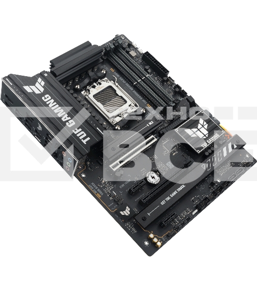 Материнская плата ASUS TUF GAMING B650E-PLUS WIFI, AM5, AMD B650, 4xDDR5, 4xSATA, 3xM.2, 1xPCIe 5.0 x16, 1xPCIe 4.0 x4, 2xPCIe 4.0 x1, 1xDisplayPort, 1xHDMI, 1x2.5Gb LAN, Wi-Fi 6E, Bluetooth 5.3, 1xUSB-C 20Gbps, 3xUSB-A 10Gbps, 6xUSB-A 2.0, 5x3.5 мм, 7.1,
