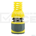 Коннектор для шланга, быстросъемный 3/4' с аквастопом, термопластичной резиной и защитой от перегибов Профи ЧЕТЫРЕ СЕЗОНА, фото3