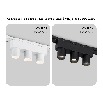 Светильник трековый светодиодный GV1504/3 BK черный IP20 6W 4200K 48V 24° 122*26*55, фото 1