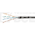 Кабель SkyNet Premium UTP outdoor 4x2x0,51, медный, FLUKE TEST, кат.5e, однож., 100 м, box, черный, фото 1