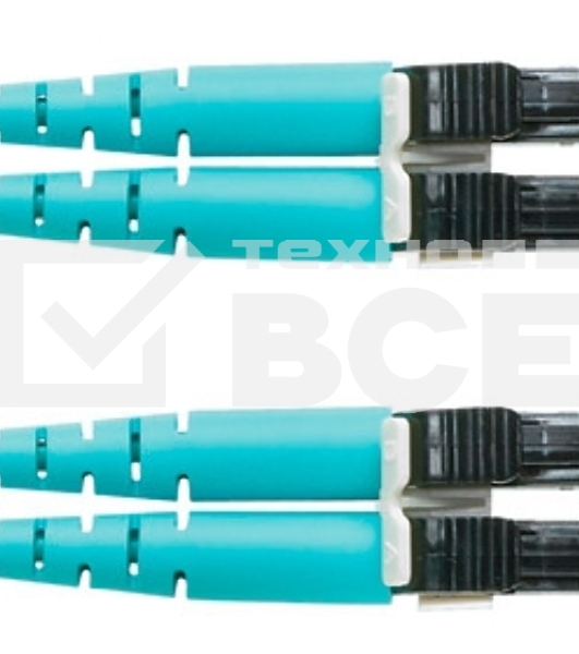 Кабель Патч-корд Panduit FX2ELLNLNSNM003 2x50/125 OM3 LC дуплекс-LC дуплекс 3м LSZH аквамарин