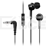 Наушники Panasonic RP-TCM115GCK внутриканальные 10-24000Гц 1.2м 3.5мм 98дБ микрофон, черный, фото7