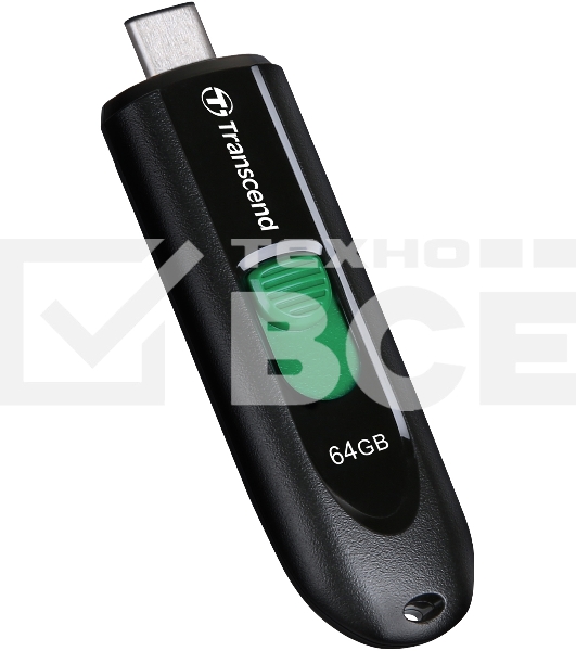 Флеш диск Transcend 64Gb Jetflash Type-C 790С TS64GJF790C USB3.0 черный