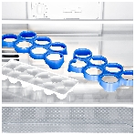 Холодильник Hyundai CC2056FWT белый двухкамерный 129/64л морозилка снизу, No Frost, фото11