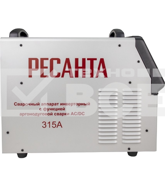 Сварочный аппарат Ресанта САИ-315АД инвертор MMA DC/TIG DC 13.8кВт