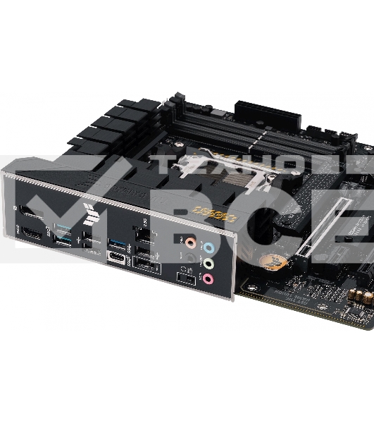 Материнская плата ASUS TUF GAMING B650M-PLUS, AM5, AMD B650, 4xDDR5, 4xSATA, 2xM.2, 1xPCIe 4.0 x16, 1xPCIe 4.0 x4, 1xDP, 1xHDMI, 1x 2.5Gb LAN, 4xUSB-A 3.2 Gen 2, 1xUSB-A 3.2 Gen 1, 1xUSB-C 3.2 Gen 2x2, 5x3.5 мм, 7.1, mATX