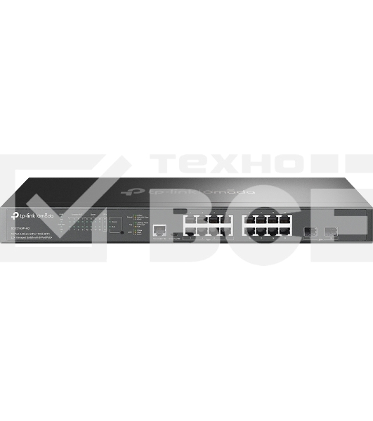 Коммутатор TP-Link SG3218XP-M2 (L2+) 16x2.5Гбит/с 2xКомбо(10GBase-T/SFP+) 2SFP+ 8PoE+ 240W управляемый