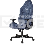 Кресло игровое Knight N1 Fabric синий Light-27 с подголов. крестовина металл, фото13