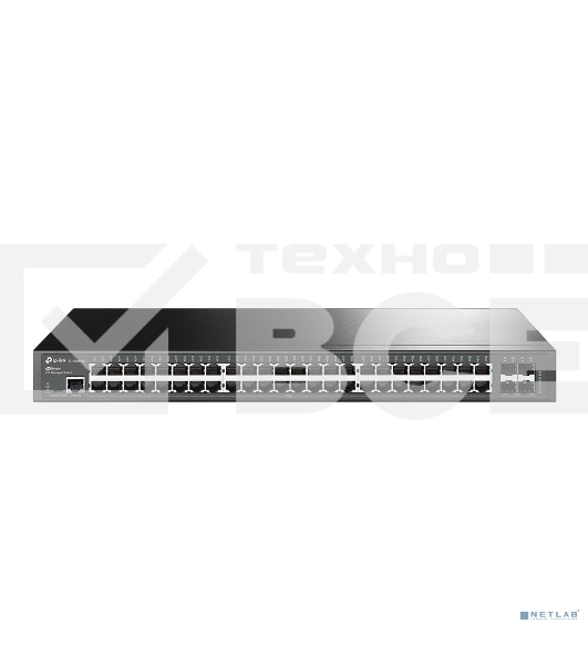 Коммутатор 48-портовый гигабитный управляемый уровня 2+ TP-Link TL-SG3452X JetStream с четырьмя слотами SFP+ 10 Гбит/с