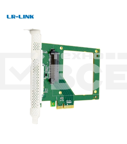 Переходник Lr-Link LRNV9411U3 PPCIe x4 U.3 NVMe SSD Adapter, Support:1* U.3 NVMe SSD