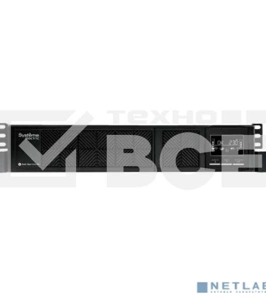 Источник бесперебойного питания Smart-Save Online SRT Systeme Electric 3000 ВА, конвертируемый форм-фактор 2U, 230 В, 8 розеток  IEC C13 + 1хС19, SmartSlot, LCD, USB HID, версия с возможностью увеличения времени автономии