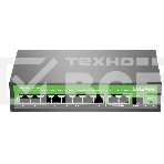 Коммутатор Digma DSP208G-2G-1S-T120 (L2) 10x1Гбит/с 1SFP 8PoE 8PoE+ 120W неуправляемый, фото8
