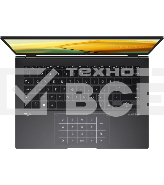 Ноутбук ASUS Zenbook 14 UM3402YA-KP783W AMD Ryzen5 7430U   2.3GHz  LPDDR4X 8GB 512GB PCIE G3 SSD   14.0