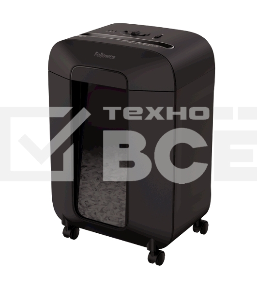 Шредер Fellowes PowerShred LX85 (секр.P-4)/перекрестный/12лист./19лтр./скрепки/скобы/пл.карты