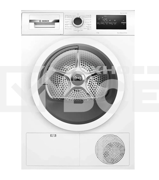 Сушильная машина Bosch WTN86211ME белый, 8 кг, сушка - конденсационная, программ - 13, 59.8 x 84.2 x 61.3 см
