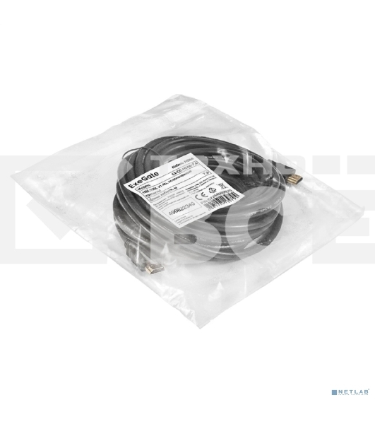 Кабель HDMI ExeGate EX-CC-HDMI-7.5 (19M/19M, 7,5м, v1.4b, позолоченные контакты)