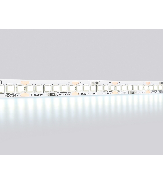 Светодиодная лента Ambrella light GS3503 2835 240Led /22W m/ 24V IP20 6500K/ 5000*10*1.2mm (2 конт.)