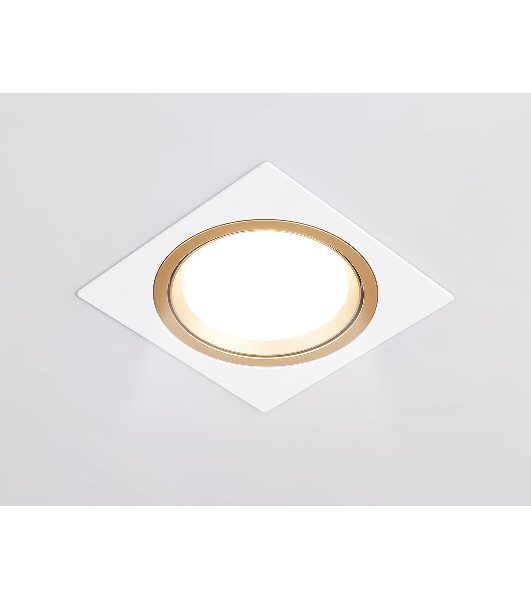 Светильник Ambrella light TN51916 WH/GD белый/золото GX53 max 12W 115*115*23