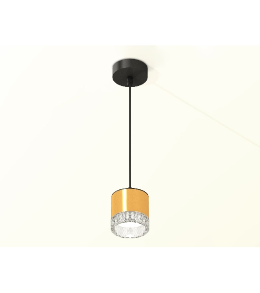 Светильник Ambrella Light XP8121030 PYG/CL/SBK золото желтое полированное/прозрачный/черный песок GX53 (A2333, C8121, N8480)