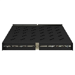 Полка выдвижная 19' ExeGate ECSS-FS800-B (перфорированная, глубина 475мм, крепление 19' 1U, для напольных шкафов и стоек глубиной 800мм/1000мм, нагрузка до 40кг, цвет черный RAL 9004), фото6
