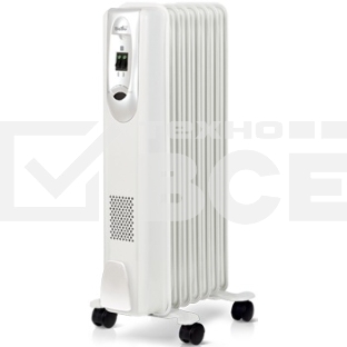 Масляный обогреватель Ballu Comfort BOH/CM-07WDN (7 секций) белый, 1500 Вт, 20 м2, термостат