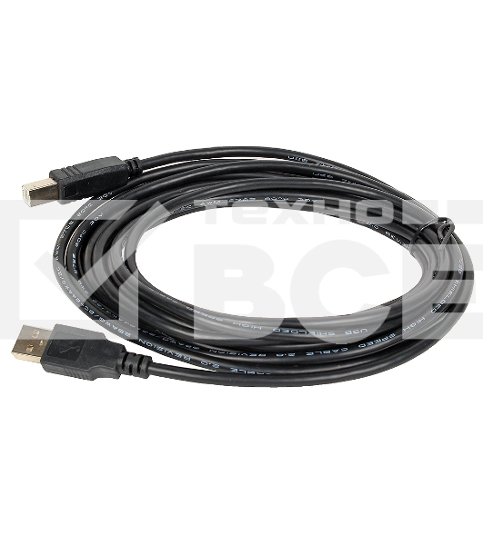 Кабель Gembird CCP-USB2-AMBM-15 USB 2.0 кабель PRO для соед. 4.5м AM/BM позол. контакты, пакет