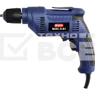 Дрель ДИОЛД МЭС-5-01 с СЗП 550Вт 0-2500об/мин патрон10мм сталь-10мм дерево-20мм 1.3кг