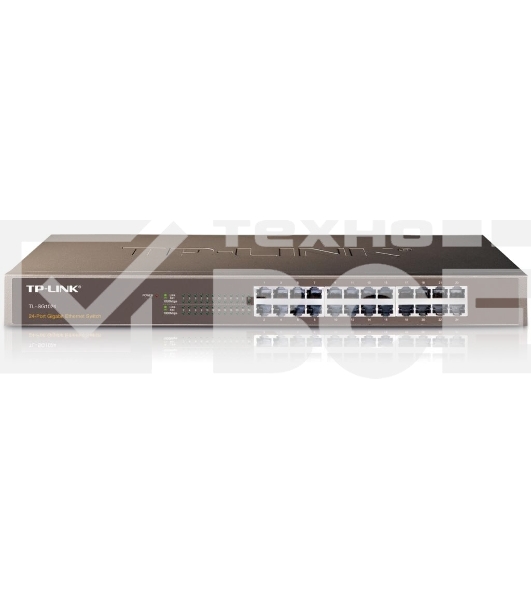 Сетевой коммутатор TP-Link SMB TL-SG1024 Коммутатор 24LAN 10/100/1000Mb/s Unmanagersd Gigabit Rackmount Switch
