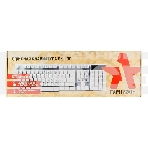 Клавиатура Гарнизон GK-200, USB, белый, механизированные клавиши, фото10
