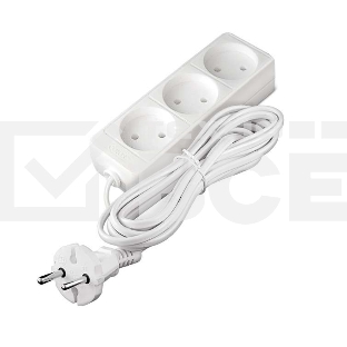 Удлинитель 3х5м без заземл. 10А IP20 2.2кВт Союз 481S-1305