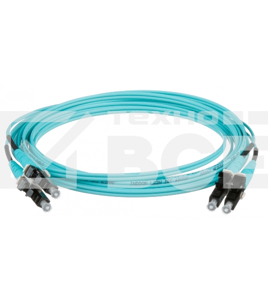 Кабель Патч-корд Panduit FX2ELLNLNSNM003 2x50/125 OM3 LC дуплекс-LC дуплекс 3м LSZH аквамарин