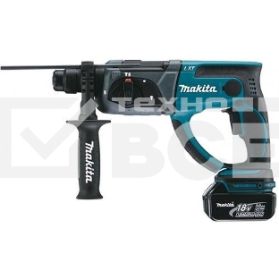 Перфоратор Makita DHR202RFE Перфоратор ак,SDS+, 18В,2х 3 Ач Li-ion,3реж,1.9Дж,0-4000у\м,3.5кг,чем,подсветка,совмест с 4 Ач Li-ion