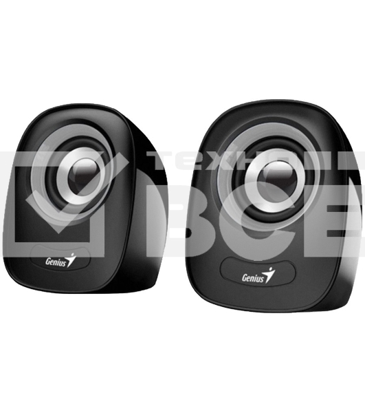 Колонки, PC speakers Genius SP-Q160,GRAY,USB, 2.0, Power Output 6W, Sensitivity: 80 Db, 3.5 mm jack., цвет серый
