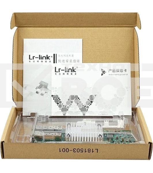 Сетевой адаптер PCIE 10GB FIBER 2SFP+ LREC9812BF-2SFP+ LR-LINK