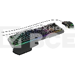 Комплект клавиатура + мышь Оклик GMNG 700GMK клав:черный мышь:черный USB Multimedia LED, фото35