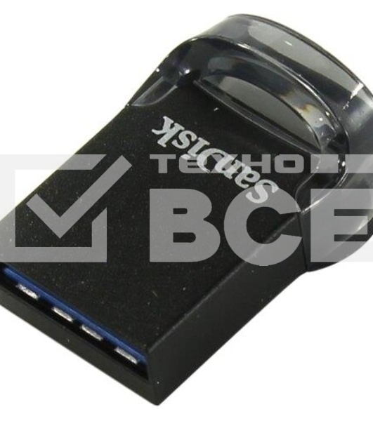 Флеш диск Sandisk 128Gb ULTRA FIT SDCZ430-128G-G46 USB3.1 черный